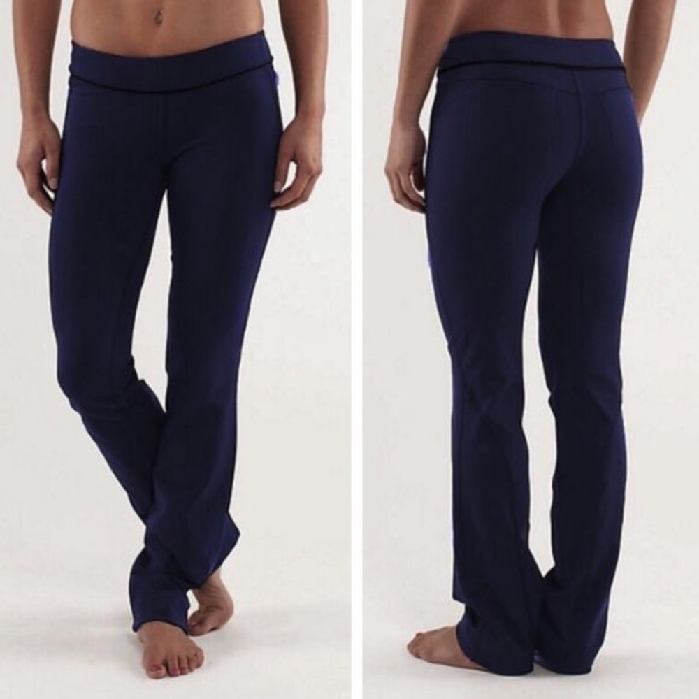 Lululemon Split Set Pants Black Swan Sweater Knit - image 3